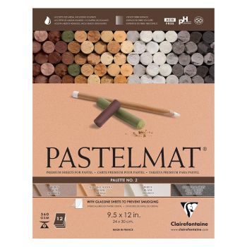 Pastelmat Pad Palette No. 2 - Assorted Colors, 24 x 30 cm (12-Sheets)