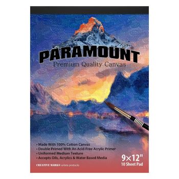 Paramount 9x12" Cotton Canvas Pad