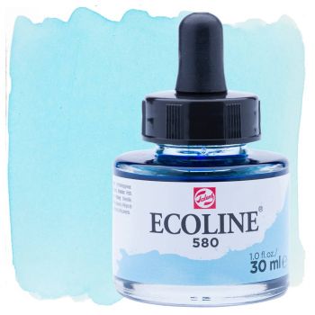 Ecoline Liquid Watercolor 30ml Pipette Jar Pastel Blue