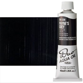 Holbein Duo Aqua Water-Soluble Oil Color 40 ml Tube - Payne's Grey