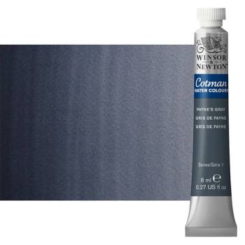 Winsor & Newton Cotman Watercolor 8 ml Tube - Payne's Grey