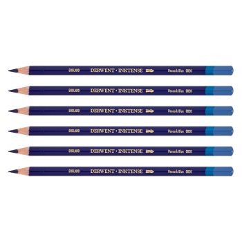 Derwent Inktense Pencil Box of 6 No. 0820 - Peacock Blue