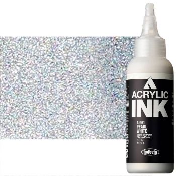 Holbein Acrylic Ink 100ml Pearl White
