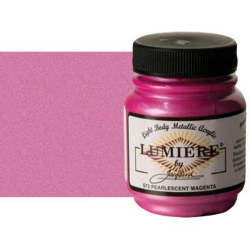 Jacquard Lumiere Fabric Color - Pearlescent Magenta, 2.25oz Jar