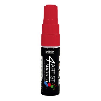 Pebeo 4Artist Marker Red Broad Chisel Nib 8 mm