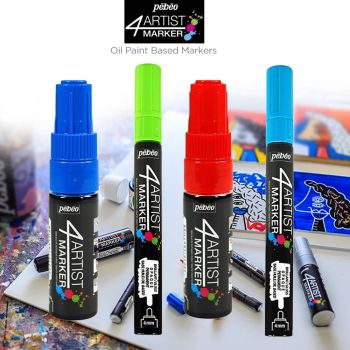 Pebeo 4Artist Oil-Based Artist Paint Markers