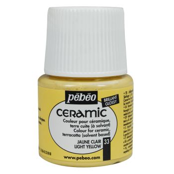 Pebeo Ceramic Color Light Yellow 45 ml
