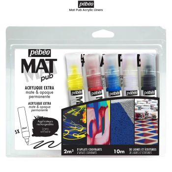 Pebeo Mat Pub Acrylic Liners