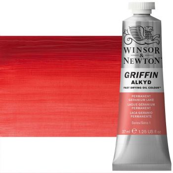 Griffin Alkyd Fast-Drying Oil Color 37 ml Tube - Permanent Geranium Lake 