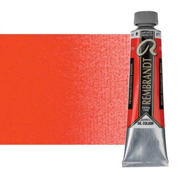 Rembrandt Extra-Fine Artists' Oil - Permanent Red Medium, 40ml Tube