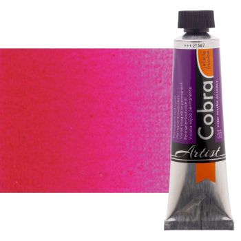 Cobra Water-Mixable Oil Color 40ml Tube - Permanent Red Violet