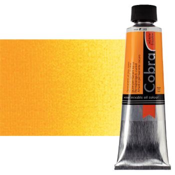Cobra Water-Mixable Oil Color 150ml Tube - Permanent Yellow Deep
