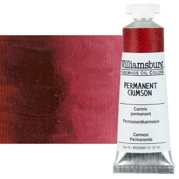 Williamsburg Handmade Oil Paint 37 ml - Permanent Crimson 