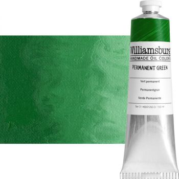 Williamsburg Handmade Oil Paint 150 ml - Permanent Green