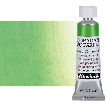 Schmincke Horadam Watercolor Permanent Green, 15ml