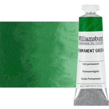 Williamsburg Handmade Oil Paint 37 ml - Permanent Green
