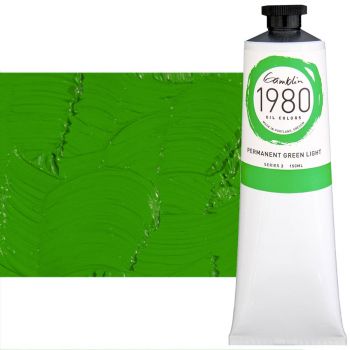 Gamblin 1980 Oil Colors - Permanent Green Light, 150ml Tube