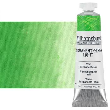 Williamsburg Handmade Oil Paint 37 ml - Permanent Green Light
