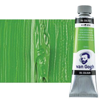 Van Gogh Oil Color, Permanent Green Middle 40ml Tube
