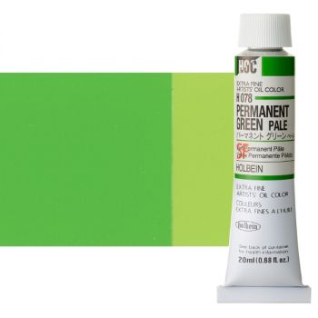Holbein Extra-Fine Artists' Oil Color 20 ml Tube - Permanent Green Pale