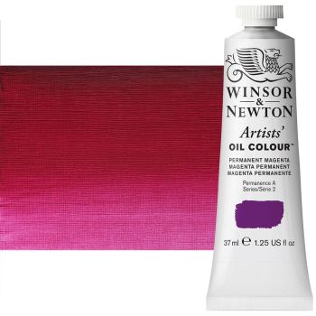 Winsor & Newton Artists' Oil Color 37 ml Tube - Permanent Magenta