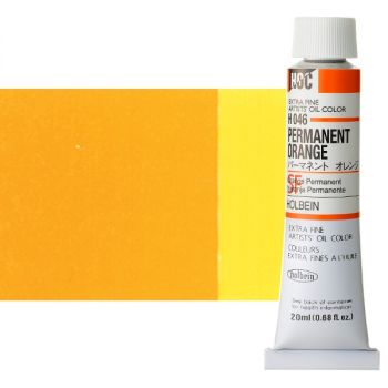 Holbein Extra-Fine Artists' Oil Color 20 ml Tube - Permanent Orange