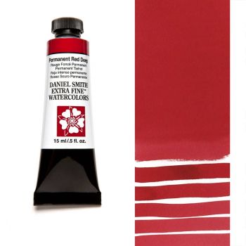 Daniel Smith Extra Fine Watercolors - Permanent Red Deep, 15 ml Tube