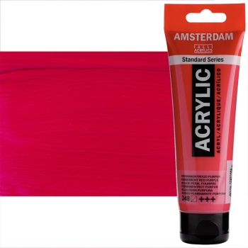Amsterdam Standard Series Acrylic Paints - Permanent Red Purple, 120ml