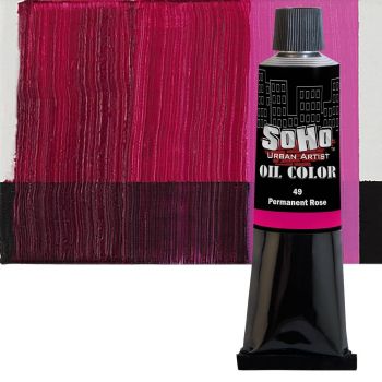 SoHo Artist Oil Color Permanent Rose 170ml Tube