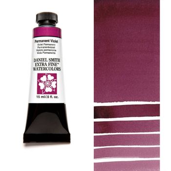 Daniel Smith Extra Fine Watercolors - Permanent Violet, 15 ml Tube