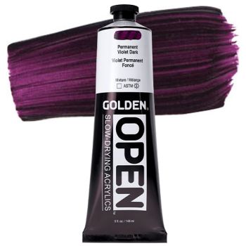 Golden OPEN Acrylic 5 oz Permanent Violet Dark