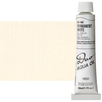 Holbein Duo Aqua Water-Soluble Oil Color 50 ml Tube - Permanent White