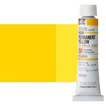 Holbein Extra-Fine Artists' Oil Color 20 ml Tube - Permanent Yellow