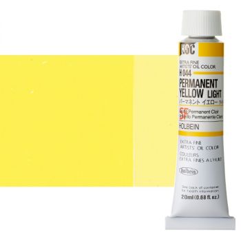 Holbein Extra-Fine Artists' Oil Color 20 ml Tube - Permanent Yellow Light