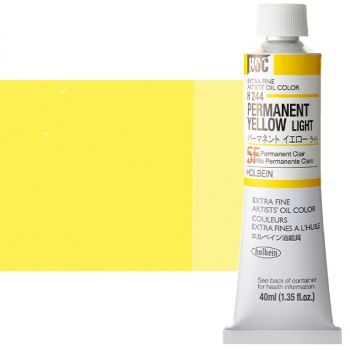 Holbein Extra-Fine Artists' Oil Color 40 ml Tube - Permanent Yellow Light