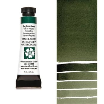 Daniel Smith Extra Fine Watercolors - Perylene Green, 5 ml Tube