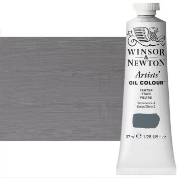 Winsor & Newton Artists' Oil Color 37 ml Tube - Pewter