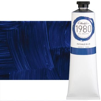 Gamblin 1980 Oil Colors - Phthalo Blue, 150ml Tube