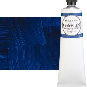 Gamblin Artist's Oil Color 150 ml Tube - Phthalo Blue