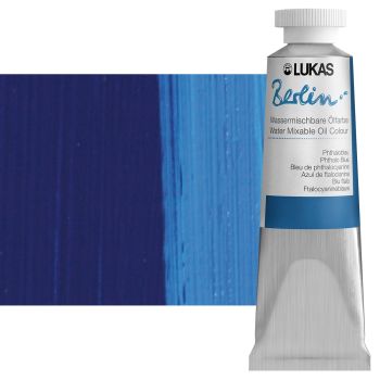 LUKAS Berlin Water Mixable Oil Phthalo Blue 37 ml Tube