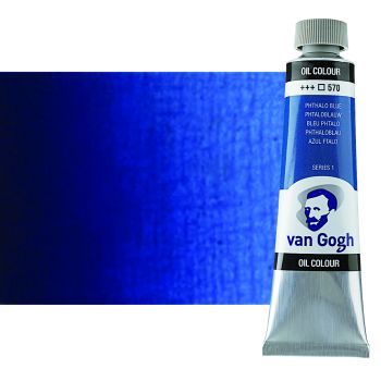 Van Gogh Oil Color, Phthalo Blue 40ml Tube