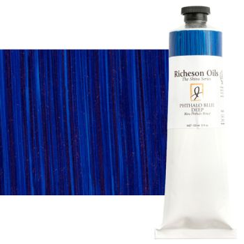 Shiva Signature Permanent Artist Oil Color 150 ml Tube - Phthalo Blue Deep