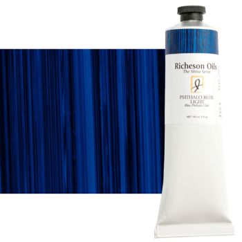Shiva Signature Permanent Artist Oil Color 150 ml Tube - Phthalo Blue Light