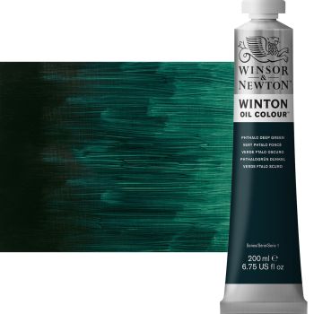 Winton Oil Color 200ml Phthalo Deep Green