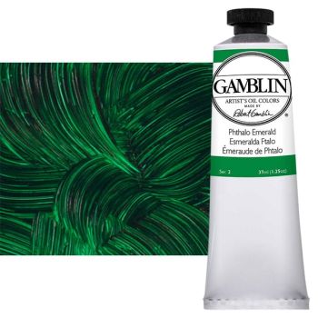 Gamblin Artist's Oil Color 37 ml Tube - Phthalo Emerald