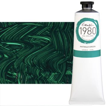 Gamblin 1980 Oil Colors - Phthalo Green, 150ml Tube