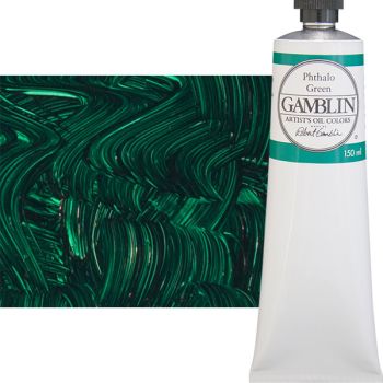 Gamblin Artist's Oil Color 150 ml Tube - Phthalo Green