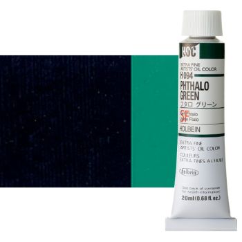 Holbein Extra-Fine Artists' Oil Color 20 ml Tube - Phthalo Green