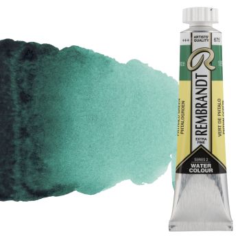 Rembrandt Extra-Fine Watercolor 20 ml Tube - Phthalo Green