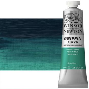 Griffin Alkyd Fast-Drying Oil Color 37 ml Tube - Phthalo Green 